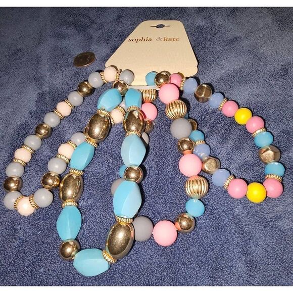 4 Sohpia and Kate Colorful Bracelets - Picture 1 of 2